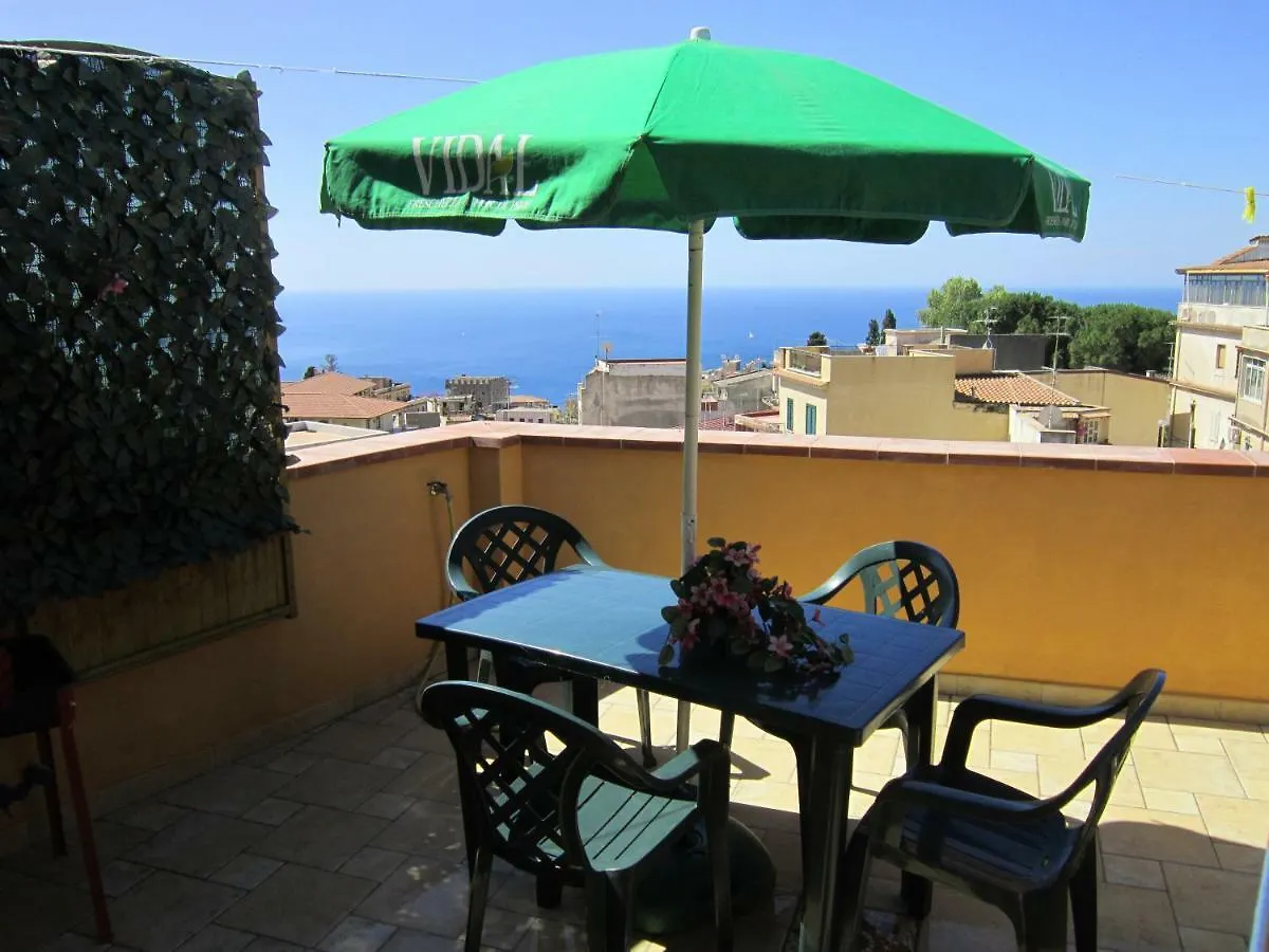 Taormina Castle And Sea View1 Daire